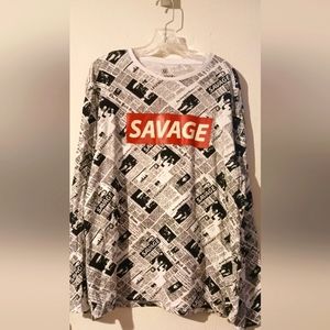 SAVAGE Longsleeve TShirt by‎ Brooklyns Best XL